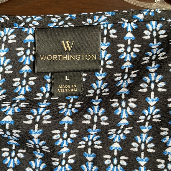 Ruffle, wrap blouse. - Picture 4 of 6